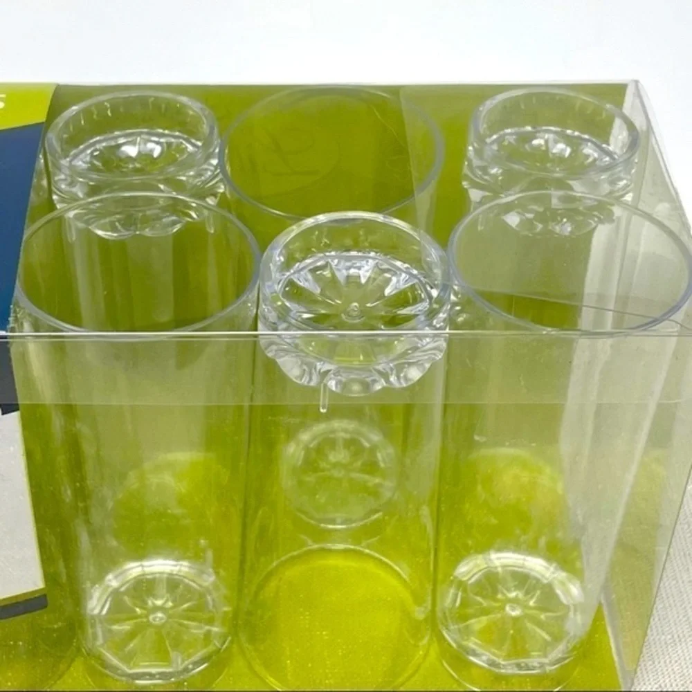 🌺 Mini Entertainers Cordial Mini Plastic Celebration Glasses NEW